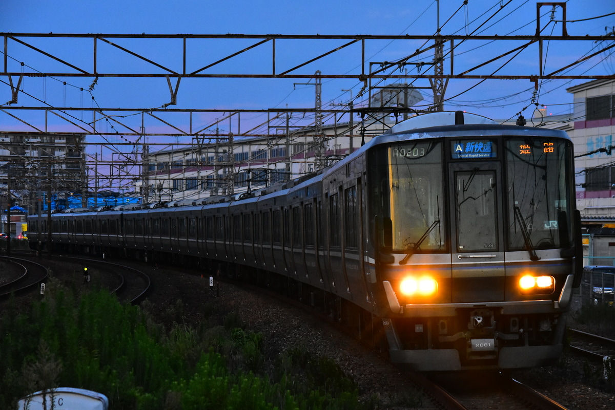 JR西日本 網干総合車両所本所 223系 W38編成