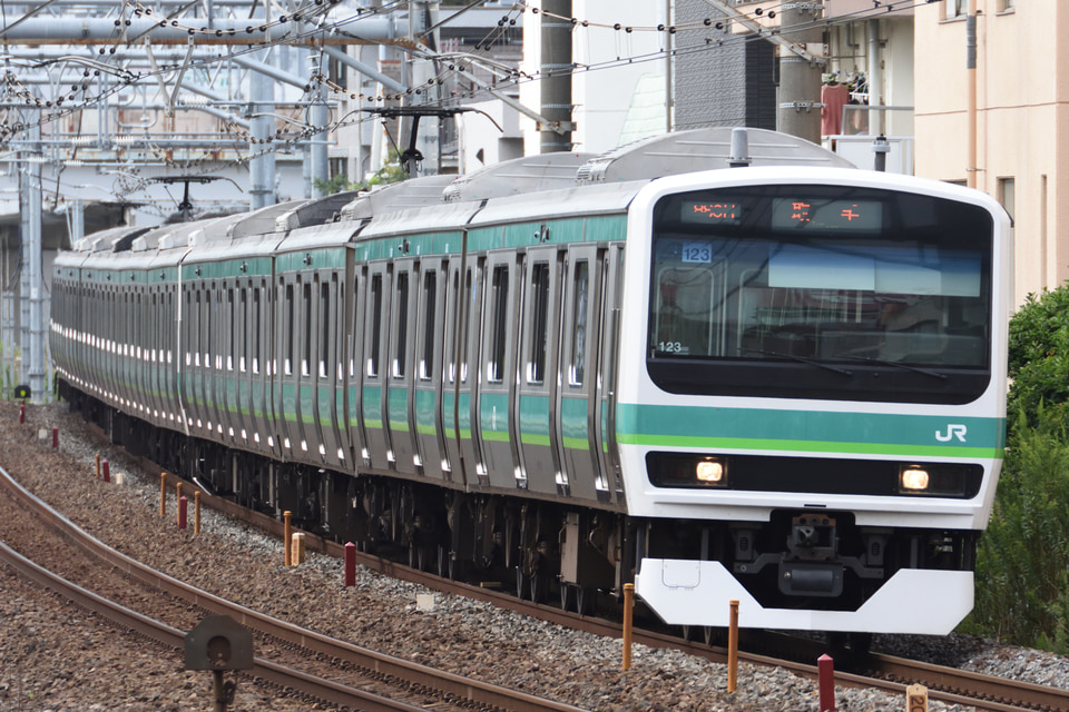 JR東E231系マト123編成の写真