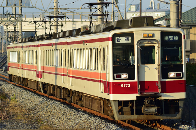 南栗橋車両管区新栃木出張所6050系6172Fを板倉東洋大前駅で撮影した写真