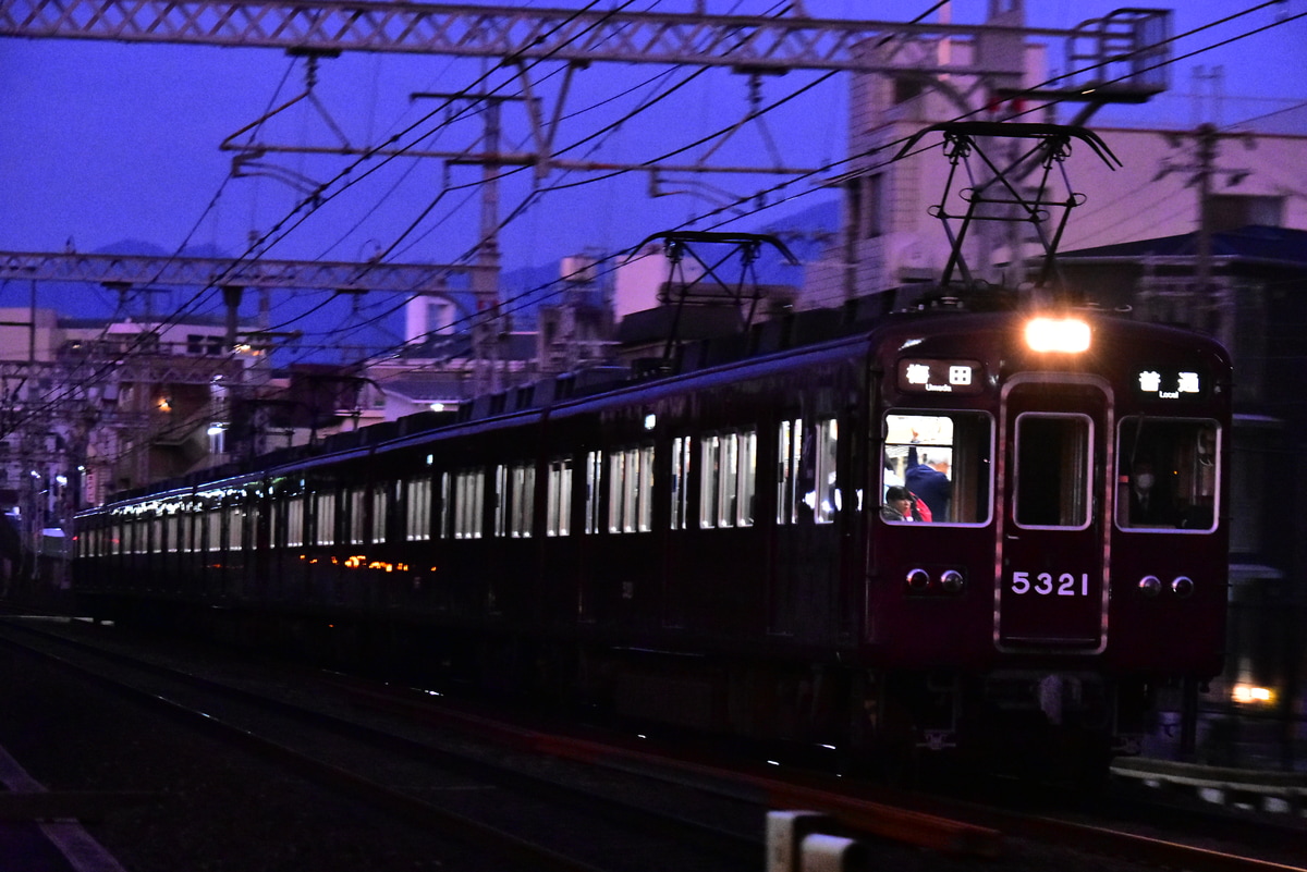 阪急電鉄 正雀車庫 5300系 5321F