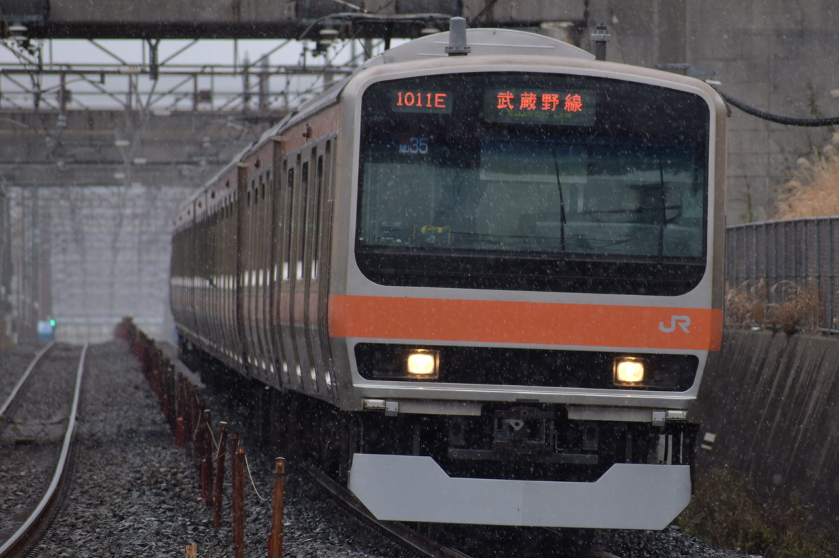 JR東日本 京葉車両センター 231系 E231系MU35編成