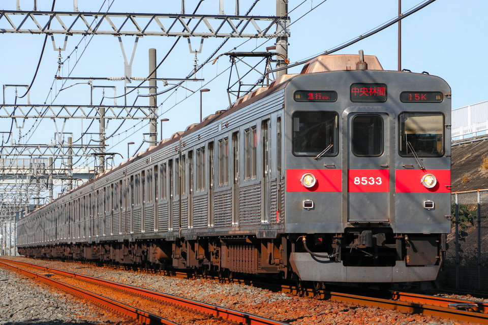 東急8500系8633F(8633編成)の編成データ、編成表、ニュース、写真2ndtrain