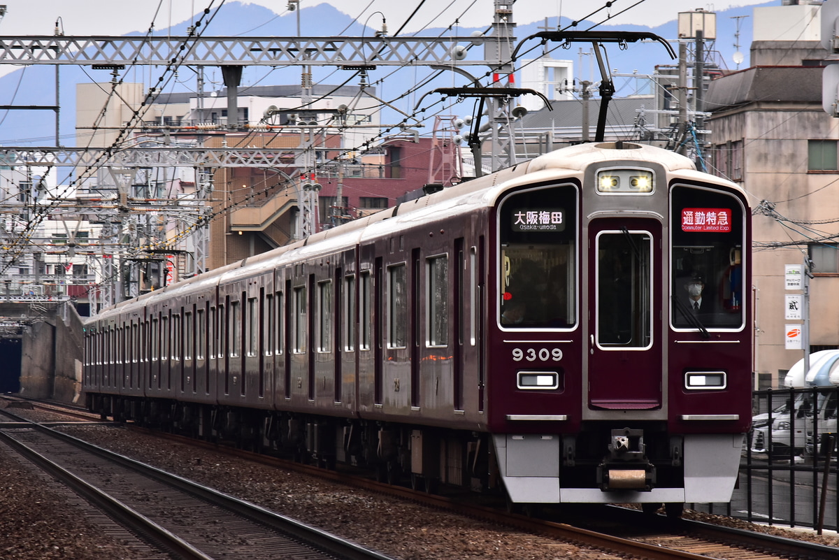 阪急電鉄 正雀車庫 9300系 9309F
