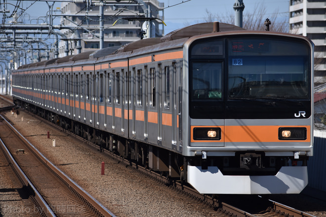 209系トタ82を武蔵境駅で撮影した写真