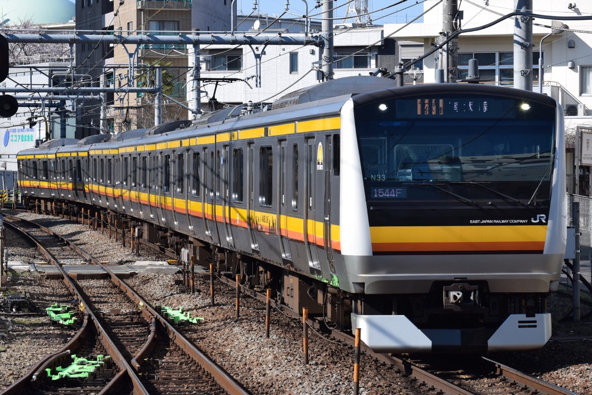 JR東日本 中原電車区 E233系 ナハN33編成