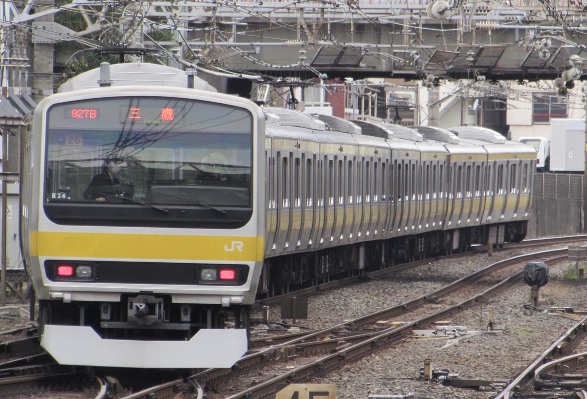 JR東日本 三鷹車両センター E231系0番台 B26
