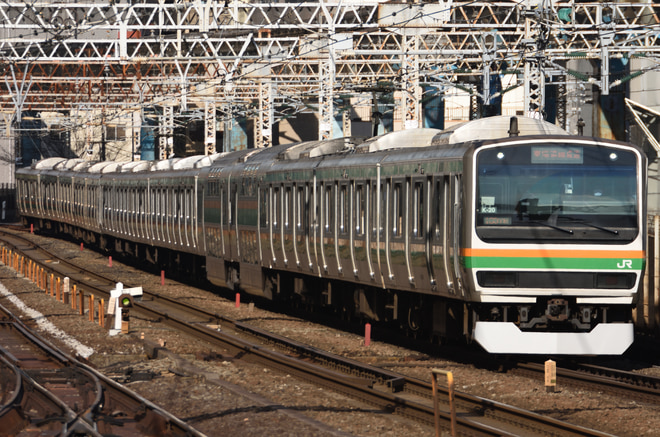 国府津車両センターE231系コツK-20編成を有楽町駅で撮影した写真