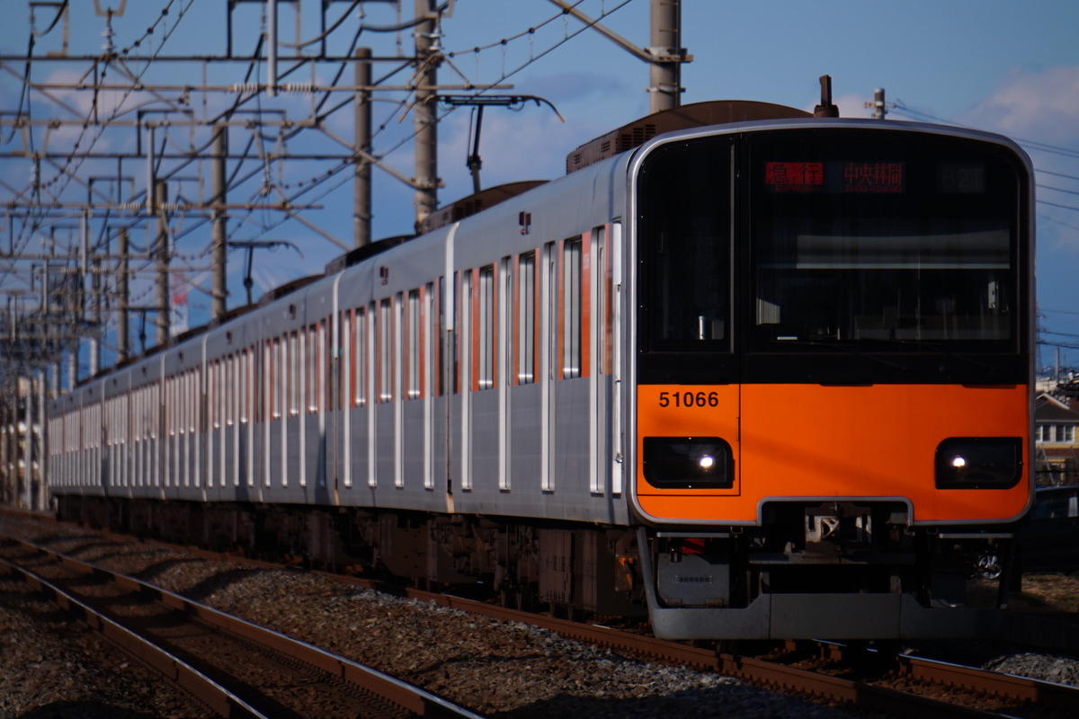 東武鉄道 南栗橋車両管区 50050型 51066F