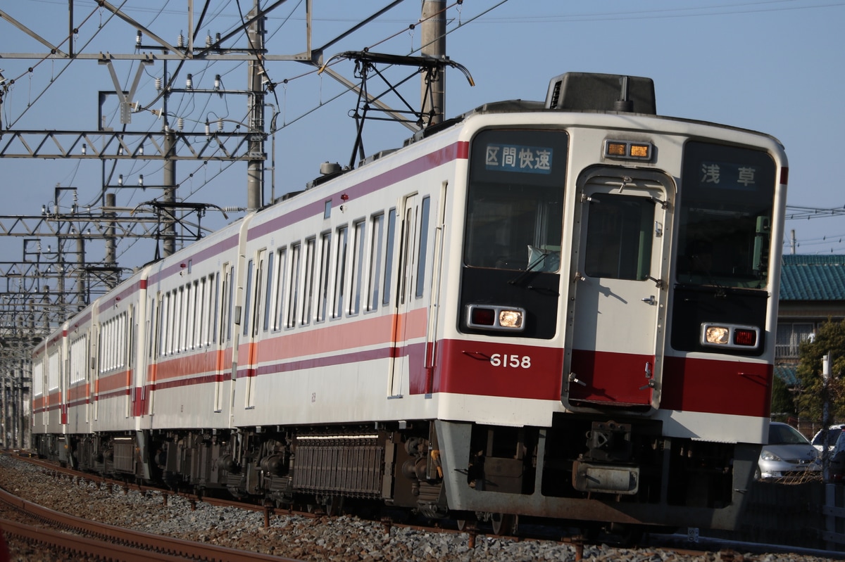 東武鉄道  6050系 6158F