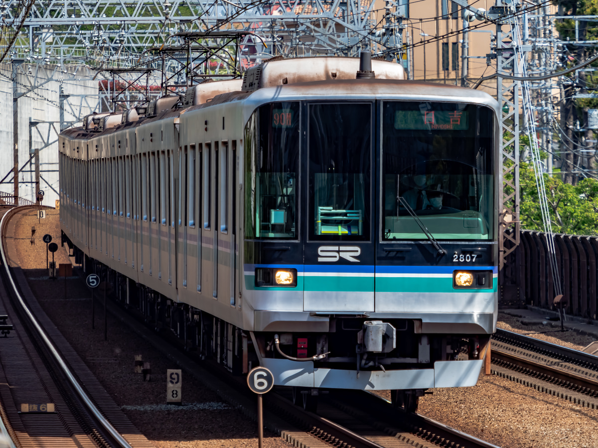 埼玉高速鉄道 浦和美園車両基地 2000系 2107F