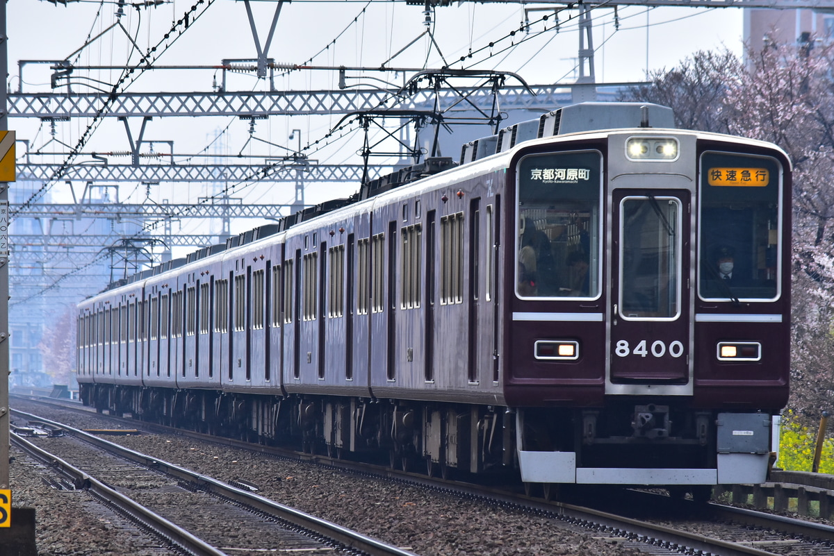 阪急電鉄 正雀車庫 8300系 8300F