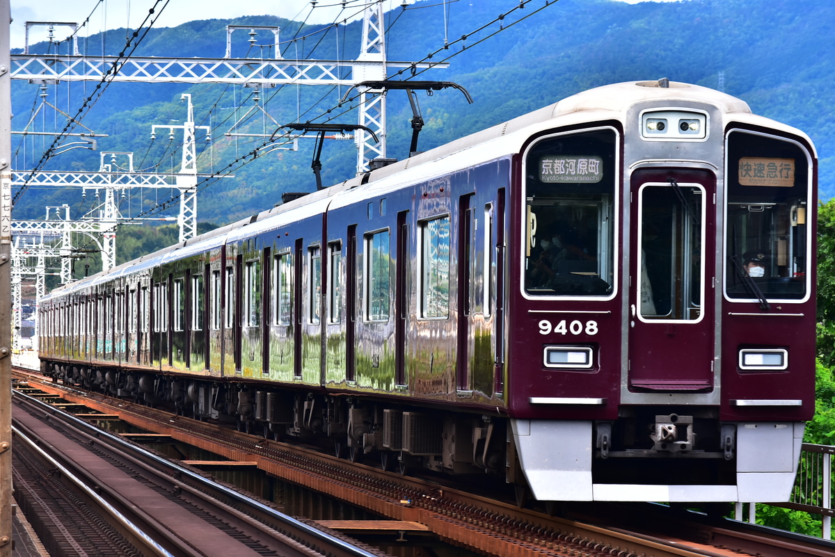 阪急電鉄 正雀車庫 9300系 9308F