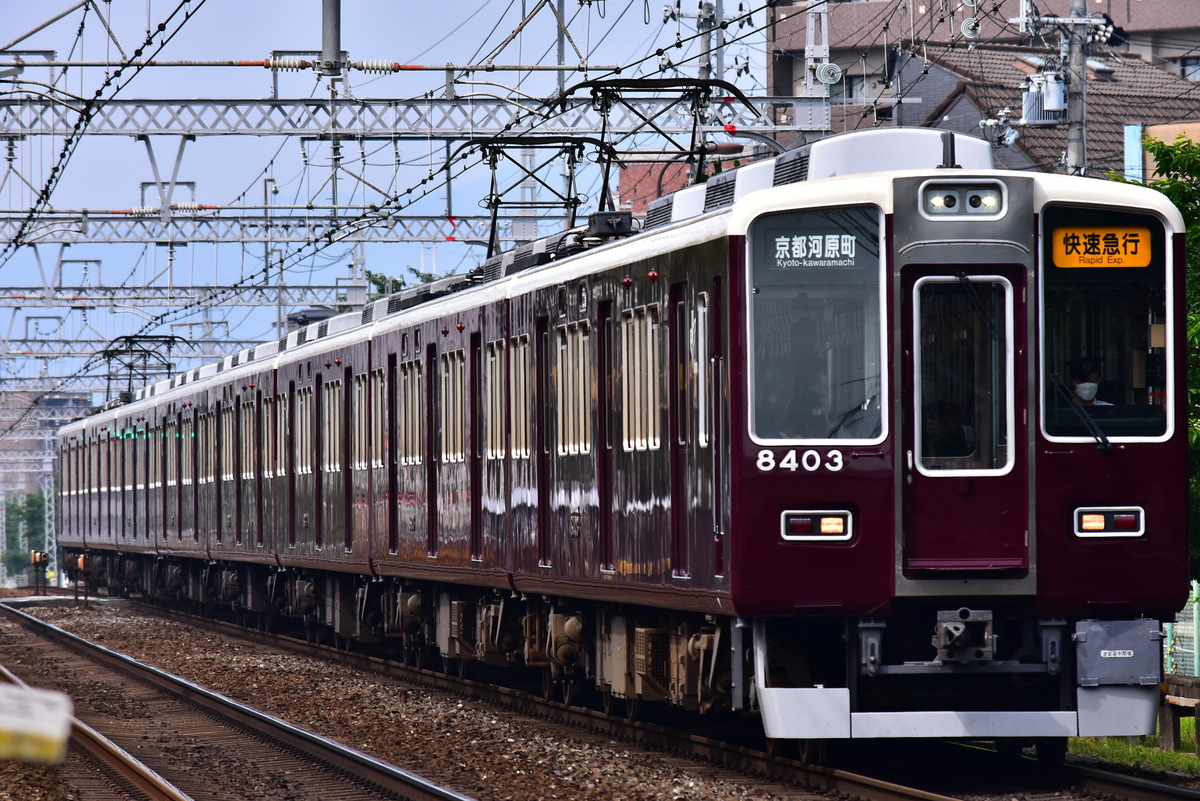 阪急電鉄 正雀車庫 8300系 8303F