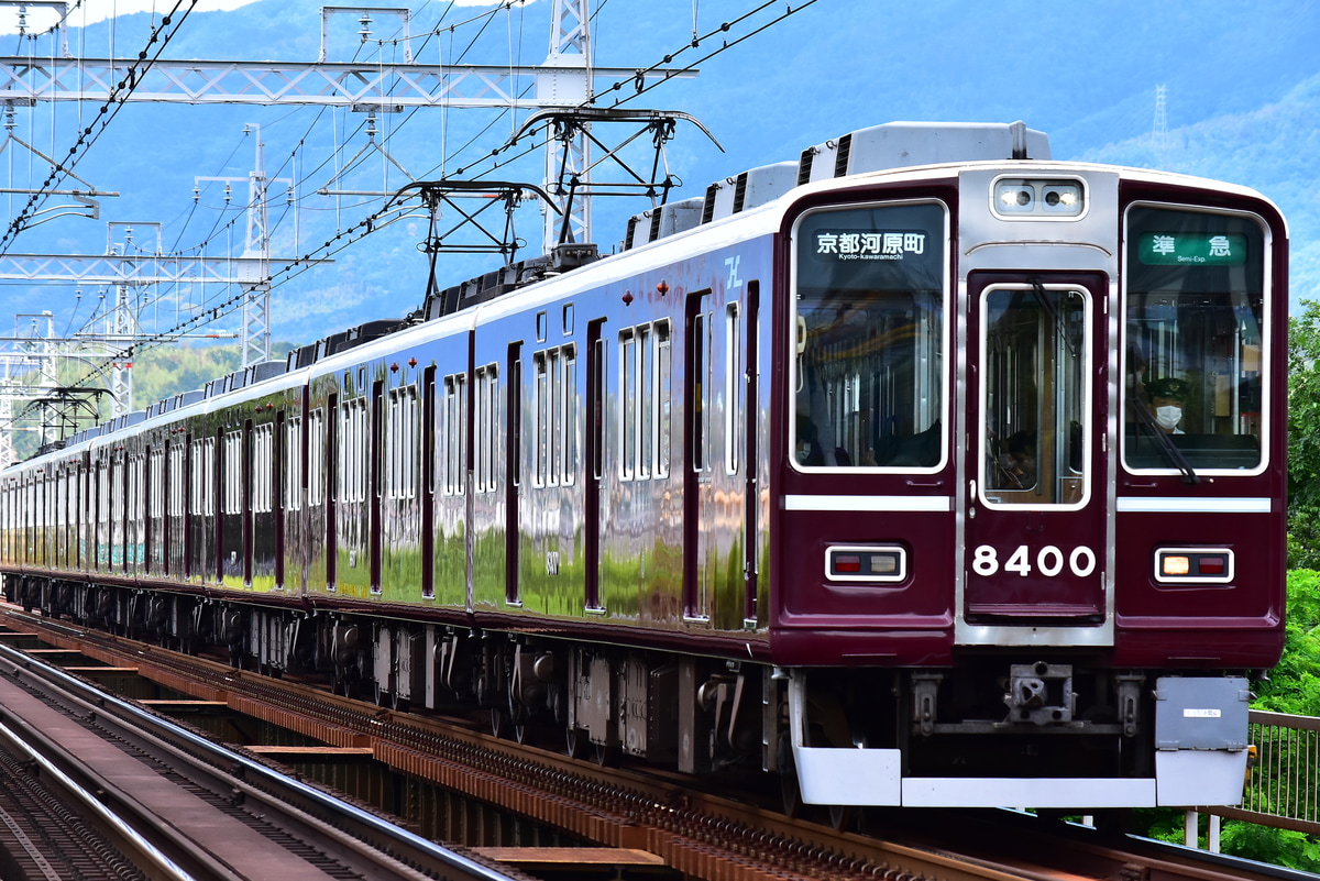 阪急電鉄 正雀車庫 8300系 8300F