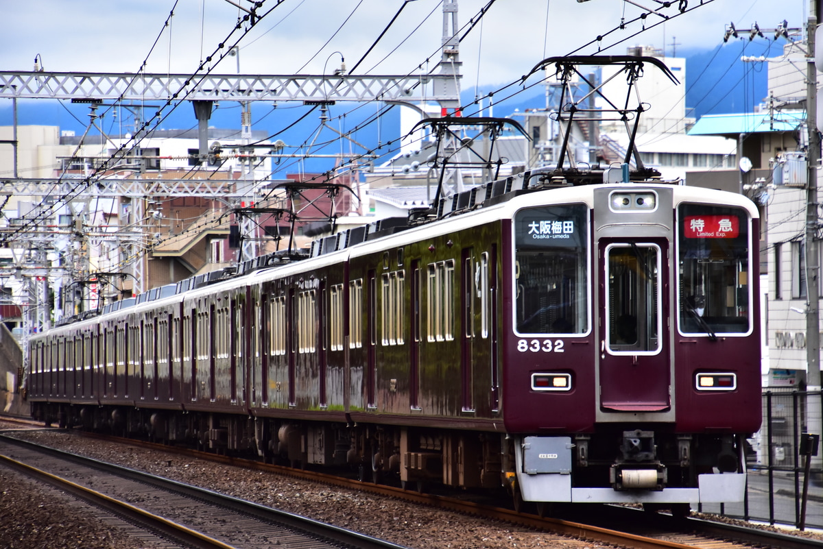 阪急電鉄 正雀車庫 8300系 8332F