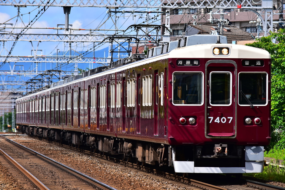 阪急7300系7307×6R<br class="br-sp" />(7307F)(7307編成)の写真