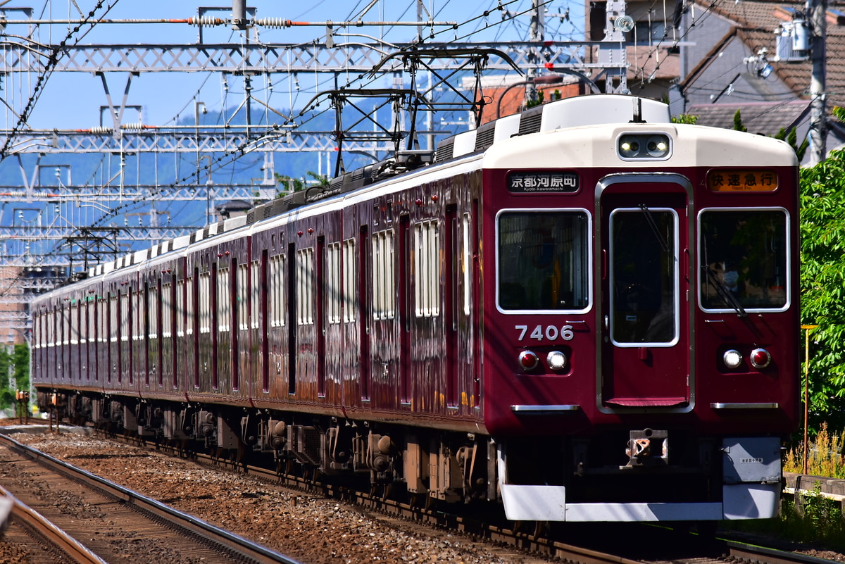 阪急電鉄 正雀車庫 7300系 7306F