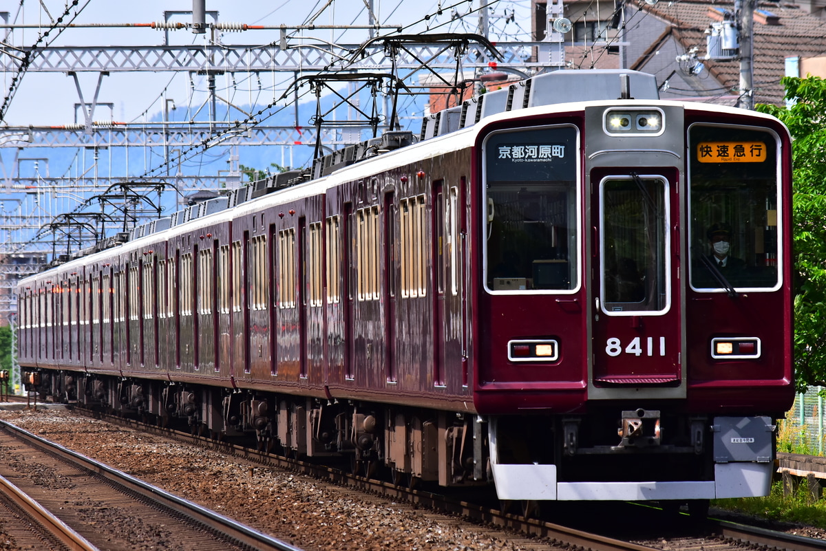 阪急電鉄 正雀車庫 8300系 8311F