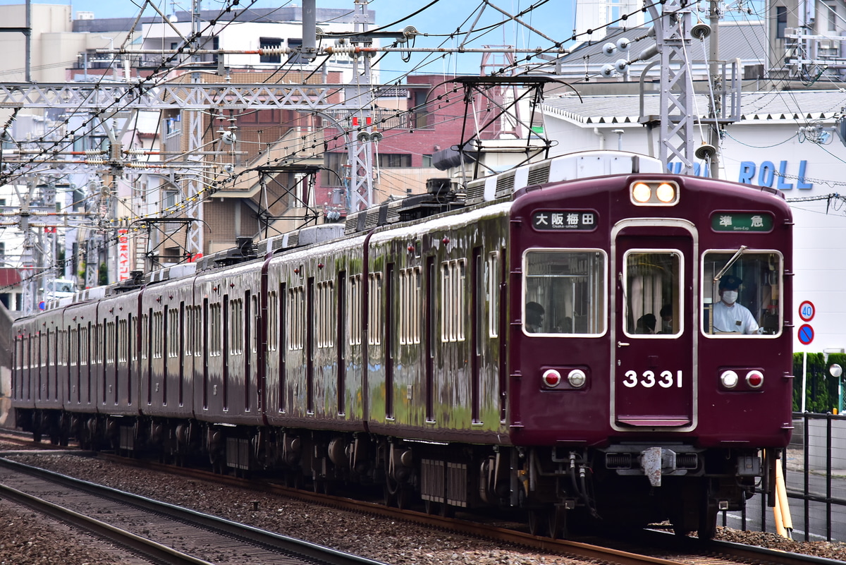 阪急電鉄 正雀車庫 3300系 3331F
