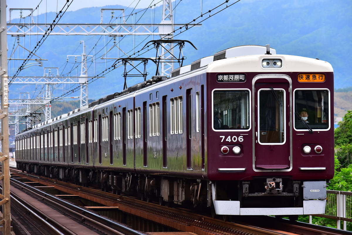 阪急電鉄 正雀車庫 7300系 7306F