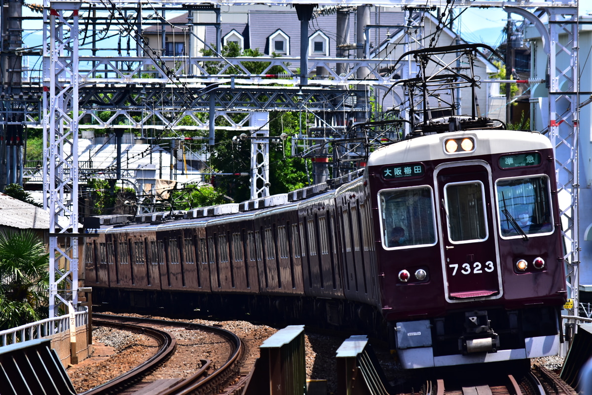 阪急電鉄 正雀車庫 7300系 7323F