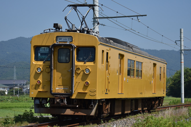 下関総合車両所運用検修センター123系5を上嘉川～深溝間で撮影した写真