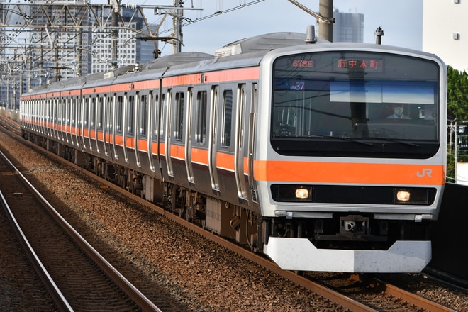 京葉車両センターE231系ケヨMU37編成を市川塩浜駅で撮影した写真
