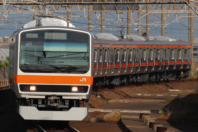 京葉車両センターE231系ケヨMU41編成を南船橋駅で撮影した写真