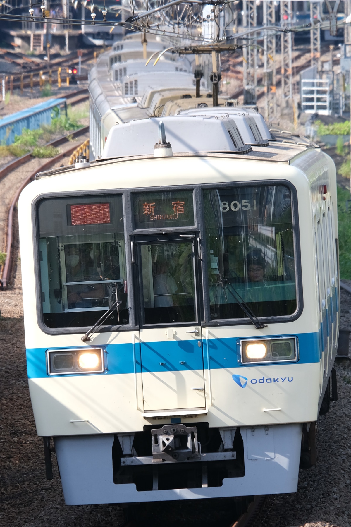 小田急電鉄 喜多見検車区 8000形 8051×10