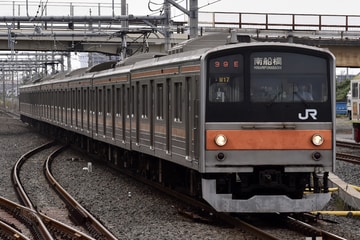 JR東日本 東所沢電車区 205系 M17編成