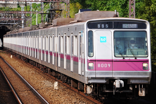 8000系を田奈駅で撮影した写真
