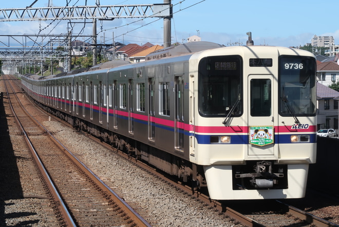9000系9736Fを京王堀之内駅で撮影した写真