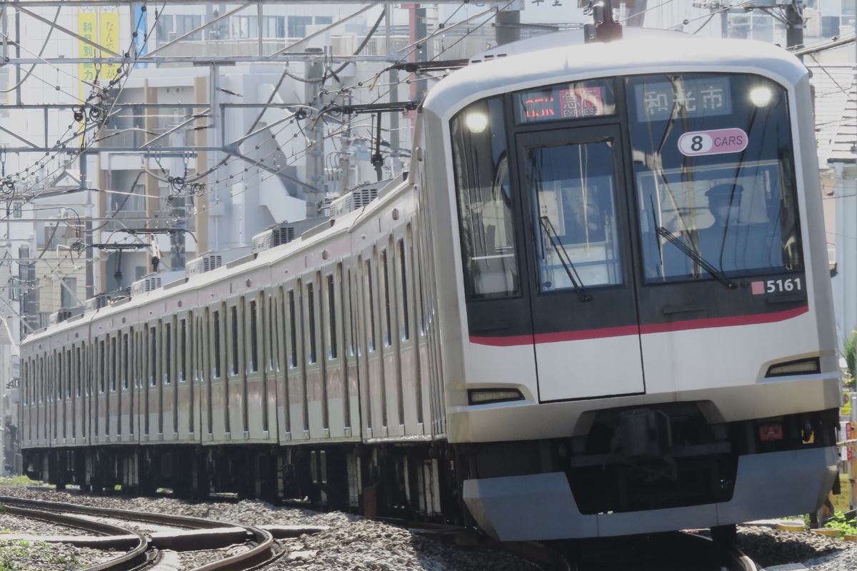 東急電鉄 元住吉検車区 5050系 5161F