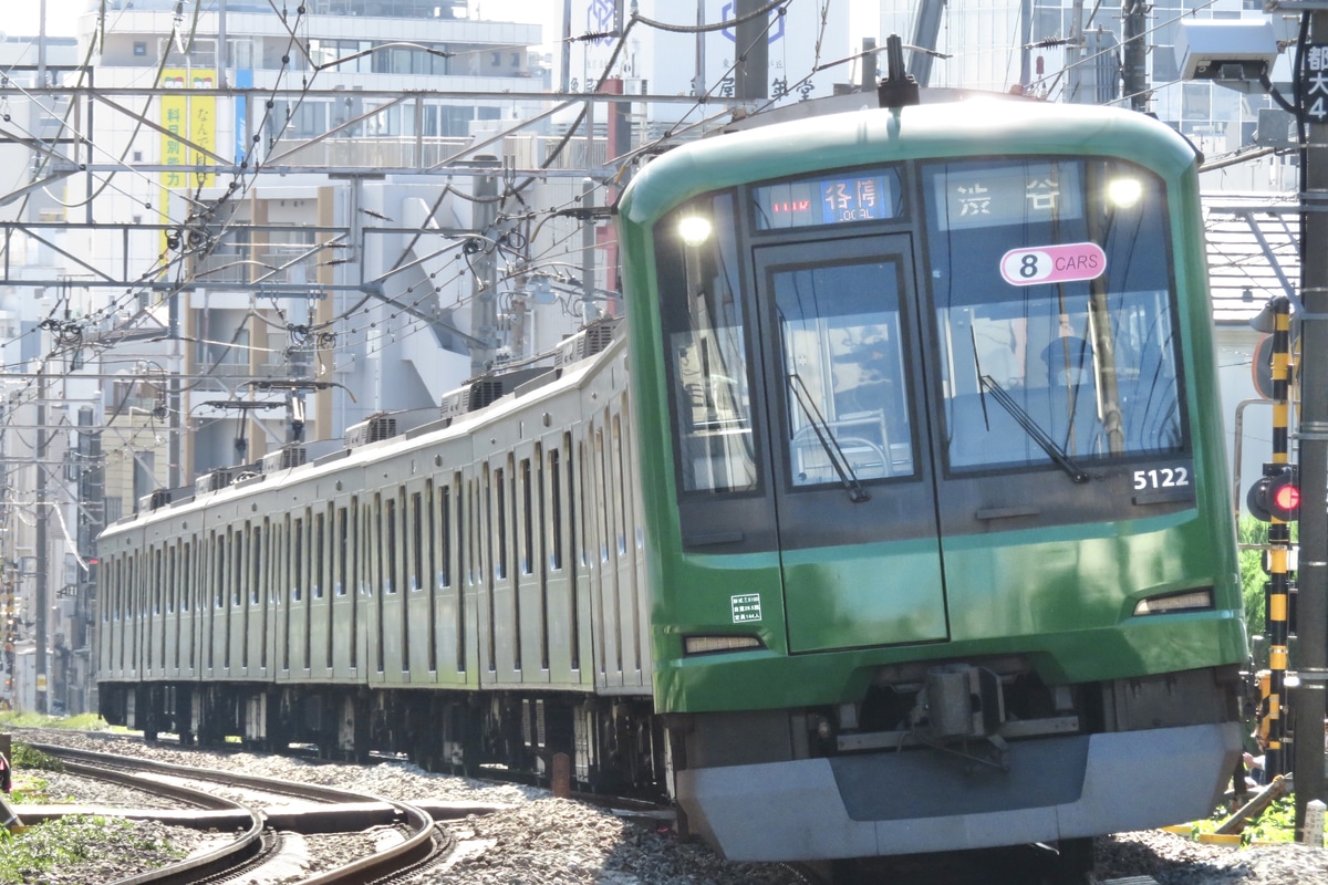 東急電鉄 元住吉検車区 5000系 5122F