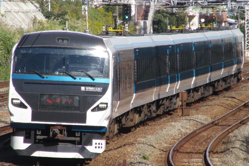 JR東E257系オオNA-13編成<br class="br-sp" />(オオNA-13)(NA13編成)(NA-13編成)の写真