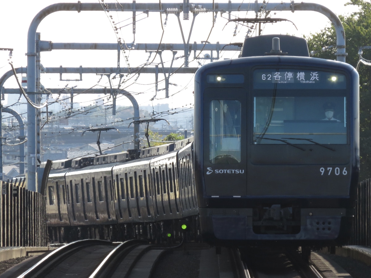 相模鉄道 かしわ台車両センター 9000系 9706×10