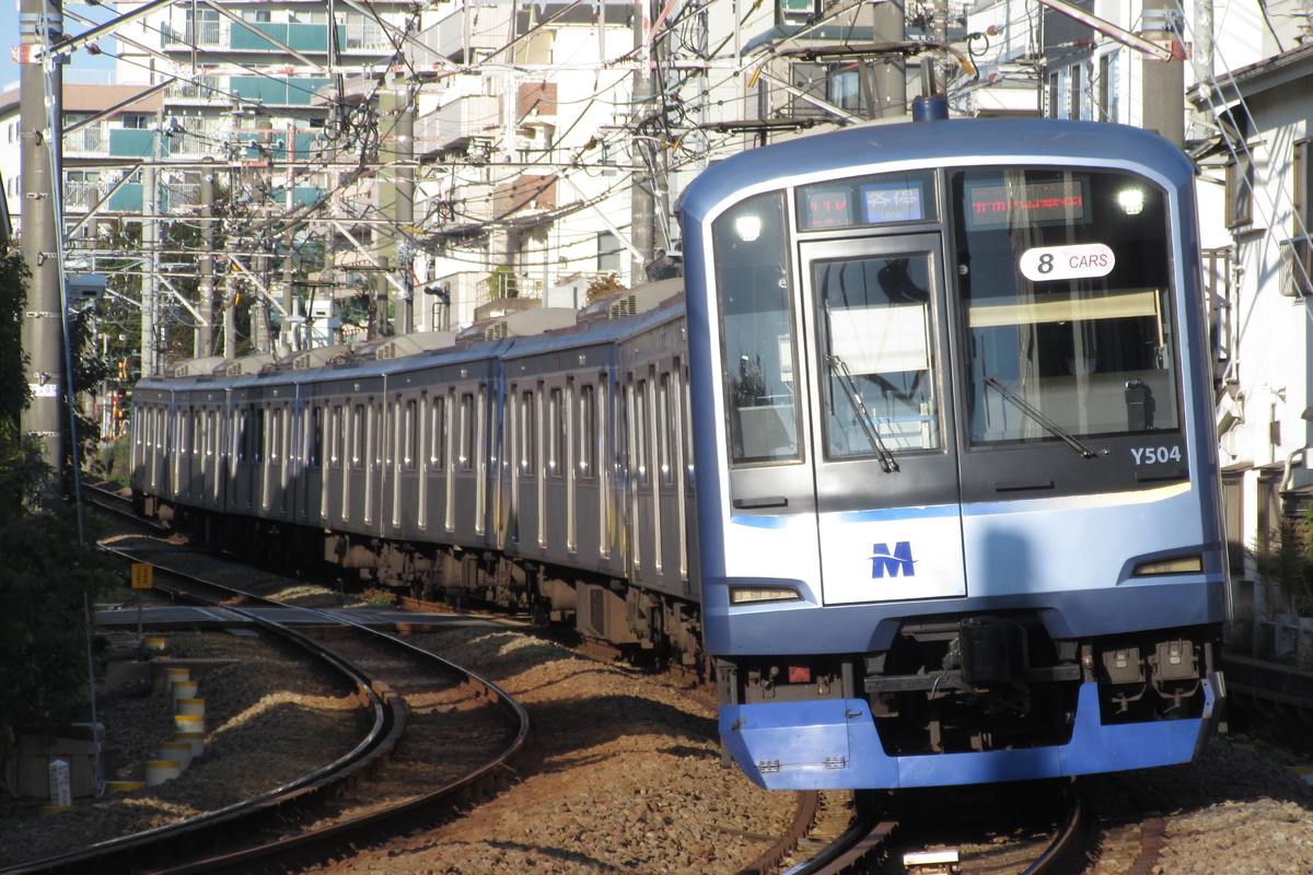 横浜高速鉄道 元住吉検車区 Y500系 Y514F