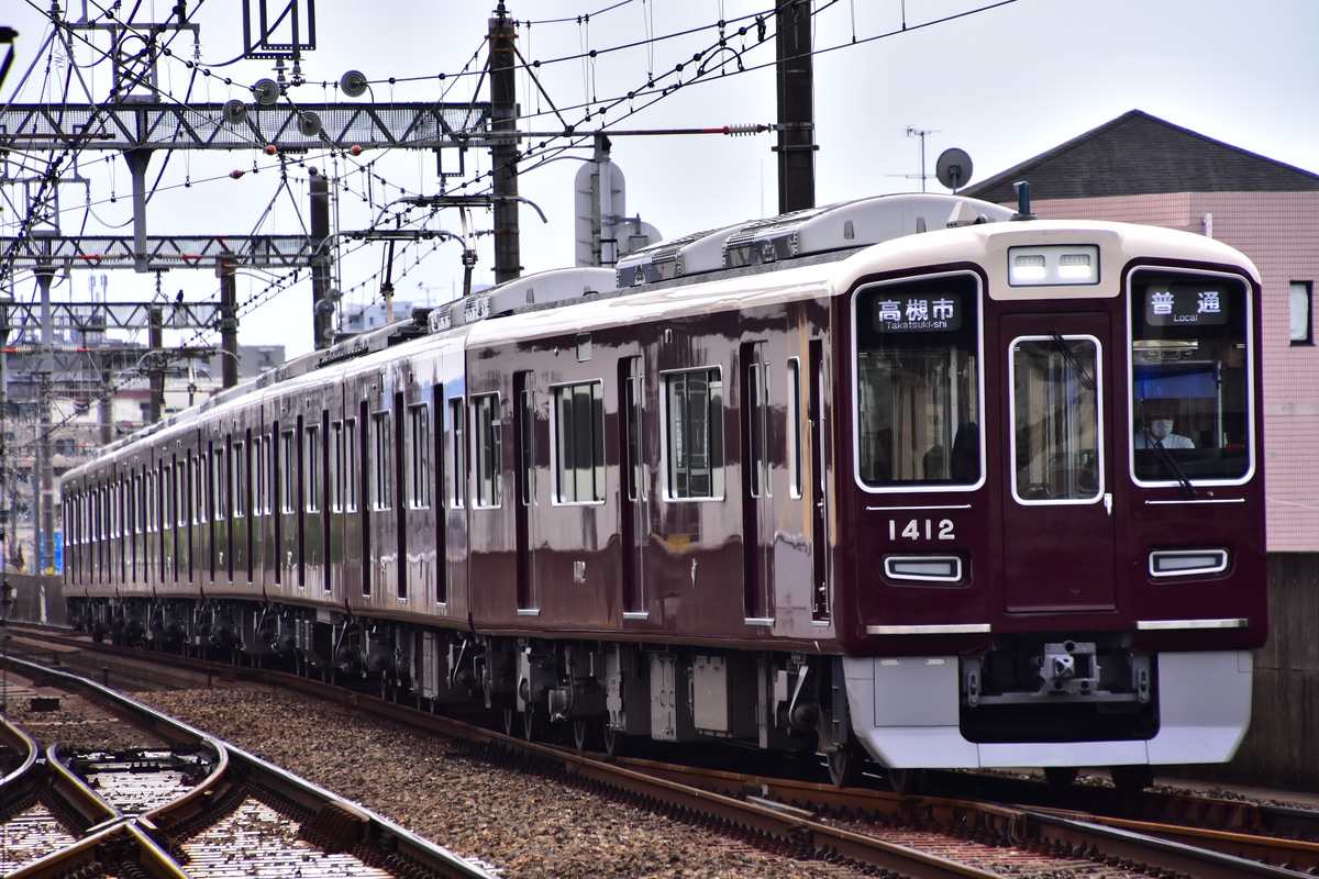 阪急電鉄 正雀車庫 1300系 1312F