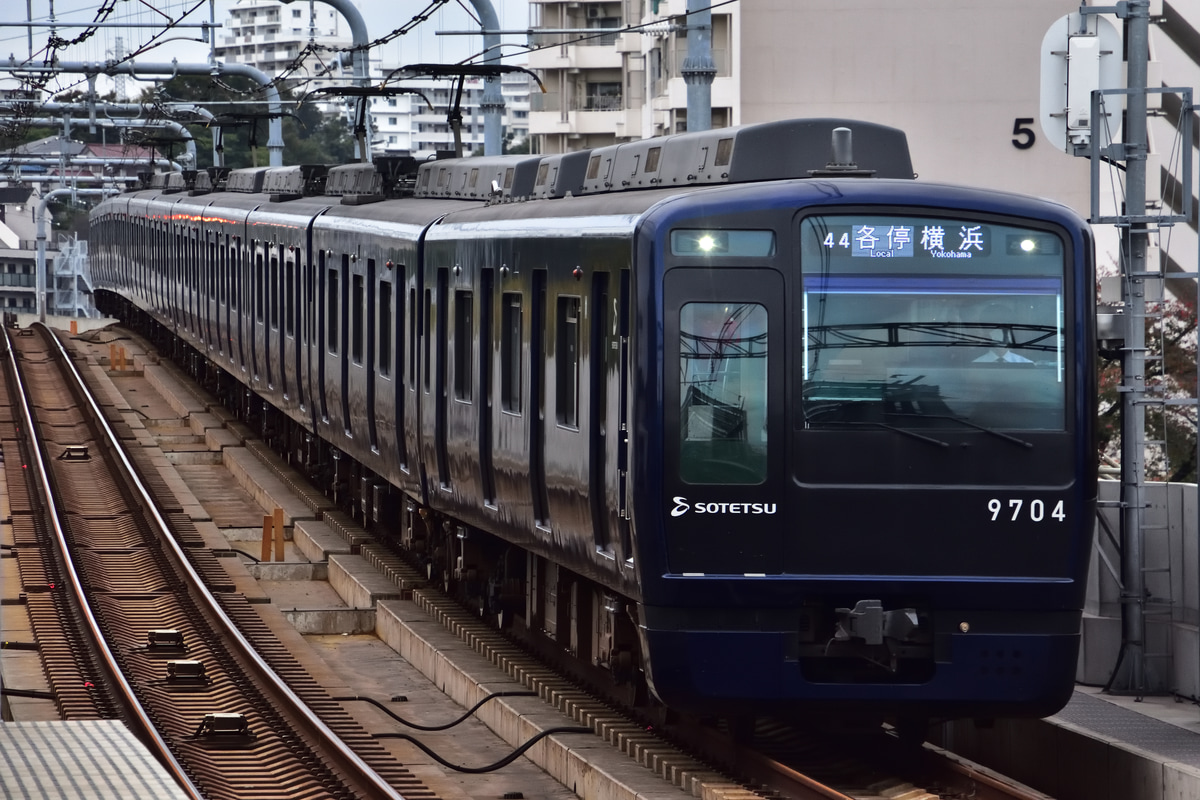 相模鉄道 かしわ台車両センター 9000系 9704F