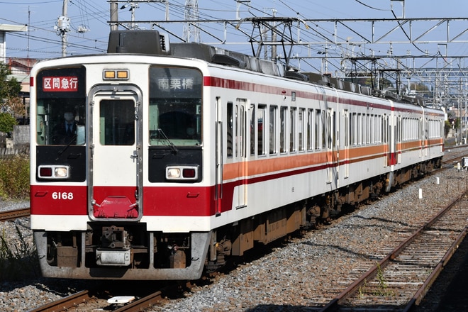 南栗橋車両管区新栃木出張所6050系6168Fを藤岡駅で撮影した写真