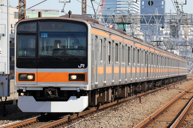 209系トタ81編成を阿佐ケ谷駅で撮影した写真