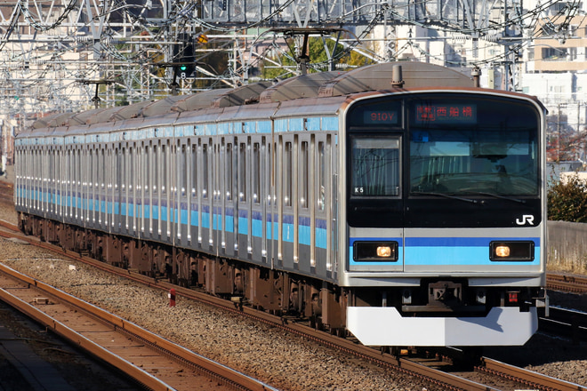 E231系ミツK5編成を西荻窪駅で撮影した写真