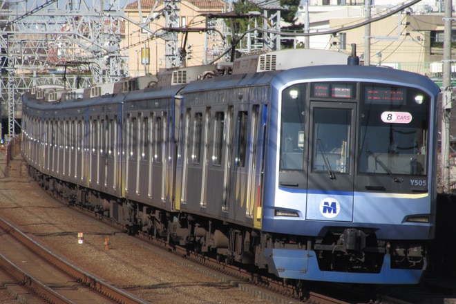 元住吉検車区Y500系Y515Fを多摩川駅で撮影した写真