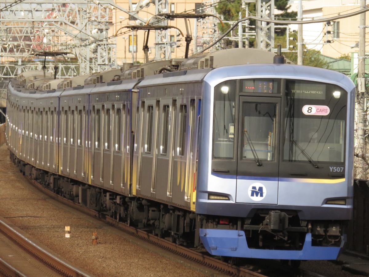 横浜高速鉄道 元住吉検車区 Y500系 Y517F