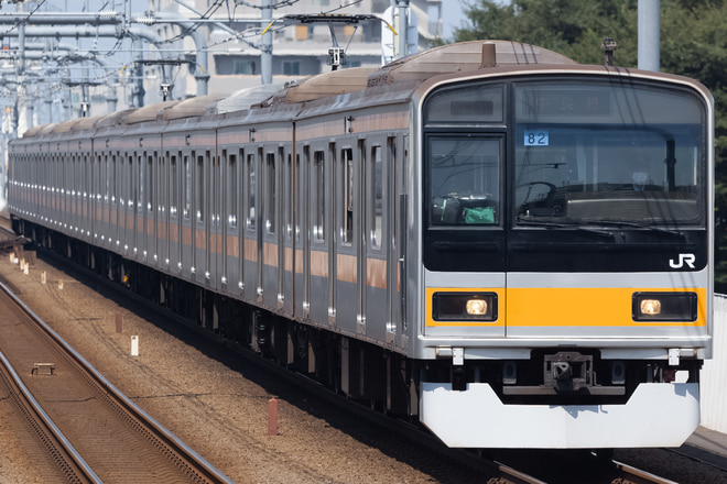 209系トタ82編成を武蔵境駅で撮影した写真