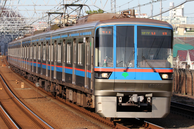 6300形6310Fを多摩川駅で撮影した写真