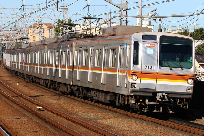 7000系7131Fを多摩川駅で撮影した写真