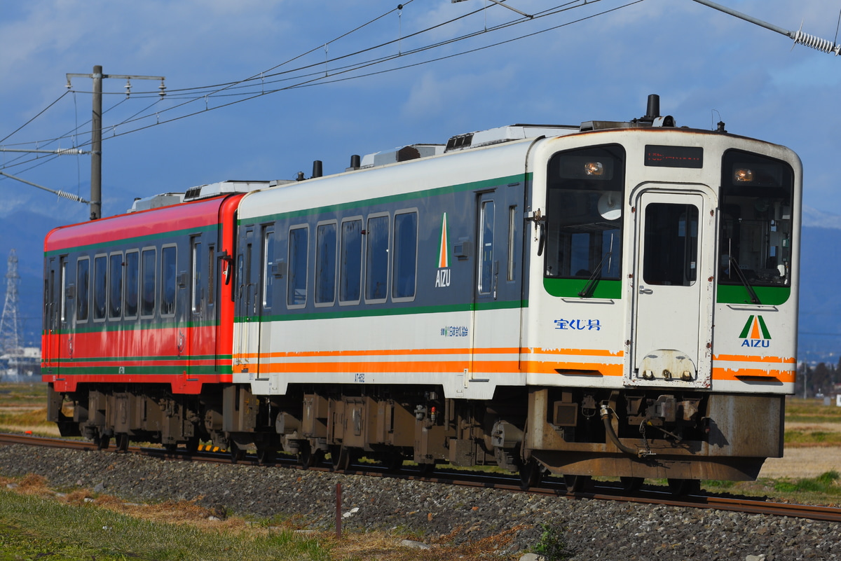 会津鉄道 田島車両基地 AT-650形 AT-652