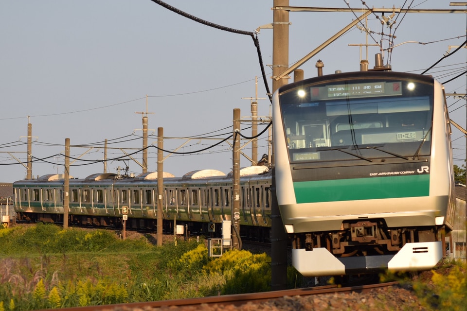 JR東E233系ハエ116編成<br class="br-sp" />(川116編成)(カワ116編成)の写真