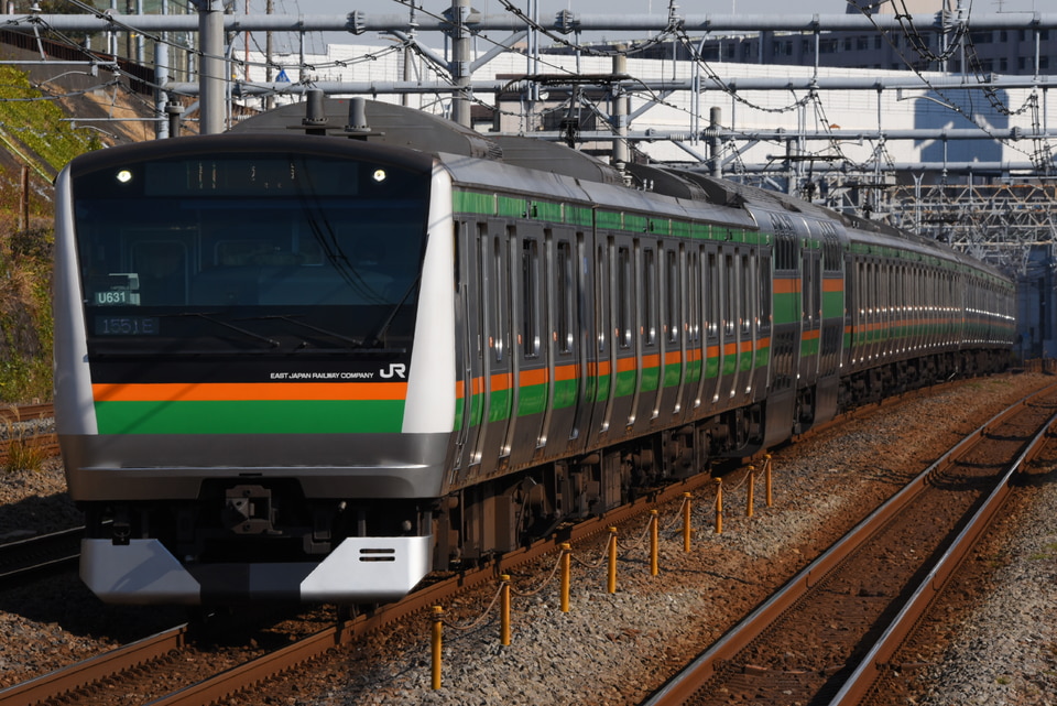 JR東E233系ヤマU631編成<br class="br-sp" />(U631編成)の写真
